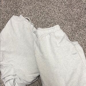 Aritzia TNA terry fleece set